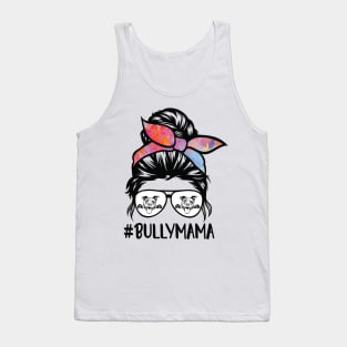 American bully mom messy bun Tank Top